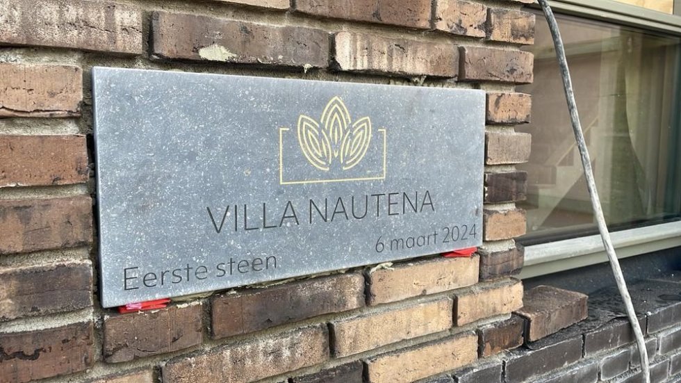 Eerstesteenlegging bij Villa Nautena