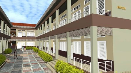 Voorkant school Voorkant school