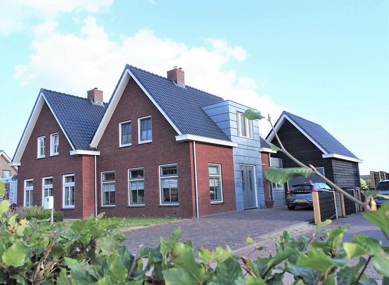 Nieuwbouw 2/1 kapwoning te Lunteren