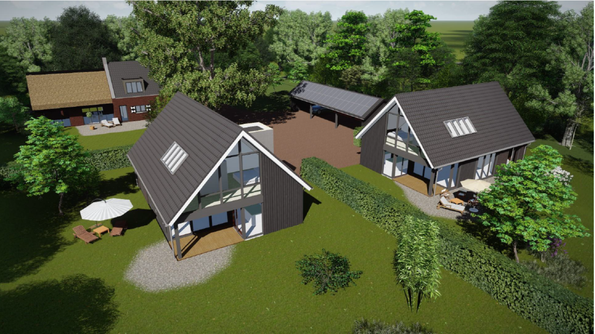 Nieuwbouw 3 woningen te Veenendaal