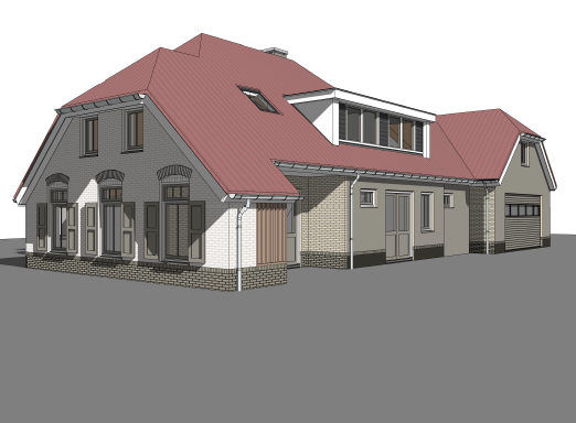 Projecten NB woning en schuur te Kootwijkerbroek | Bouwbedrijf NAP