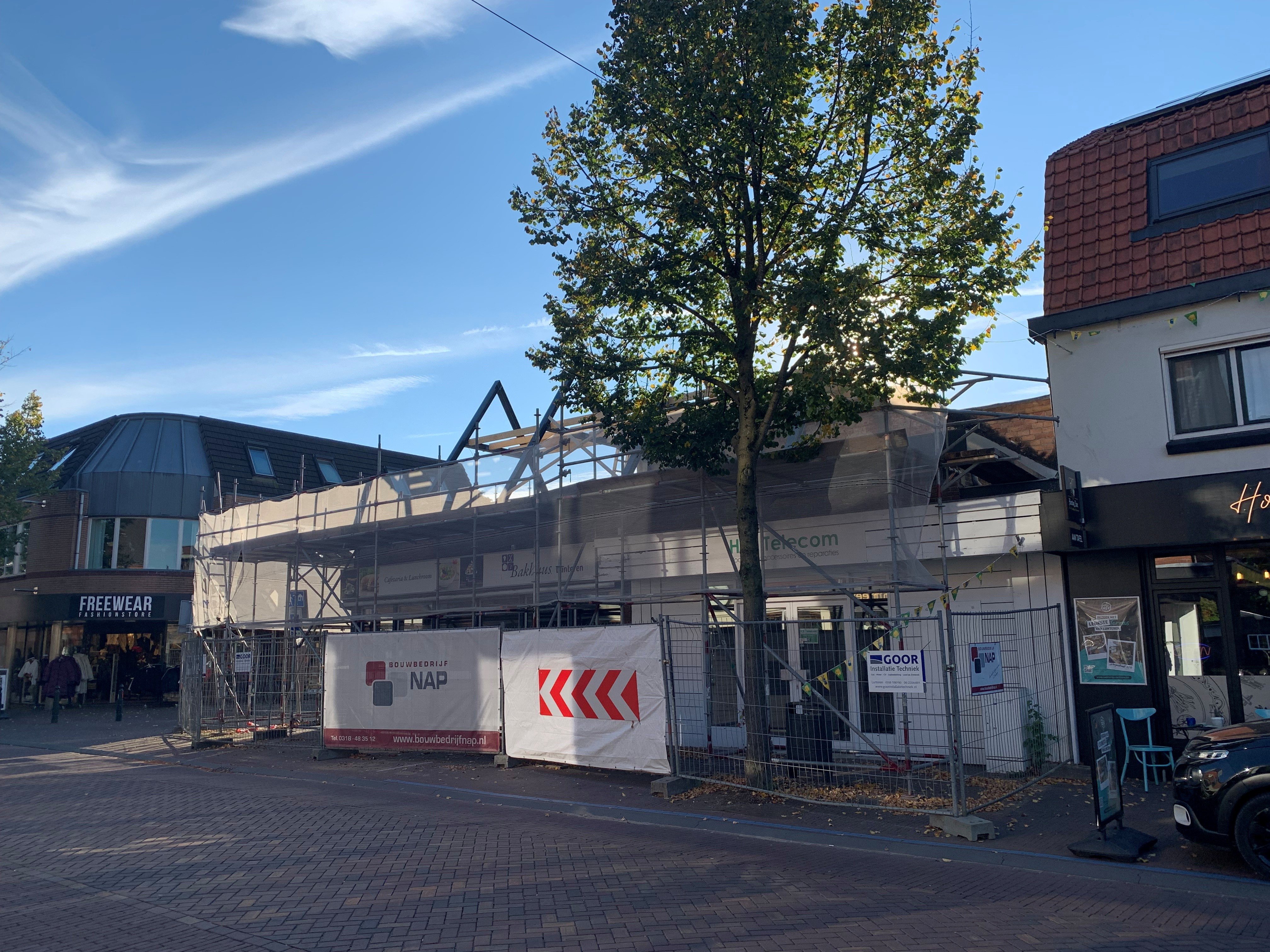 Projecten Heropbouw app. en cafetaria te Lunteren | Bouwbedrijf NAP