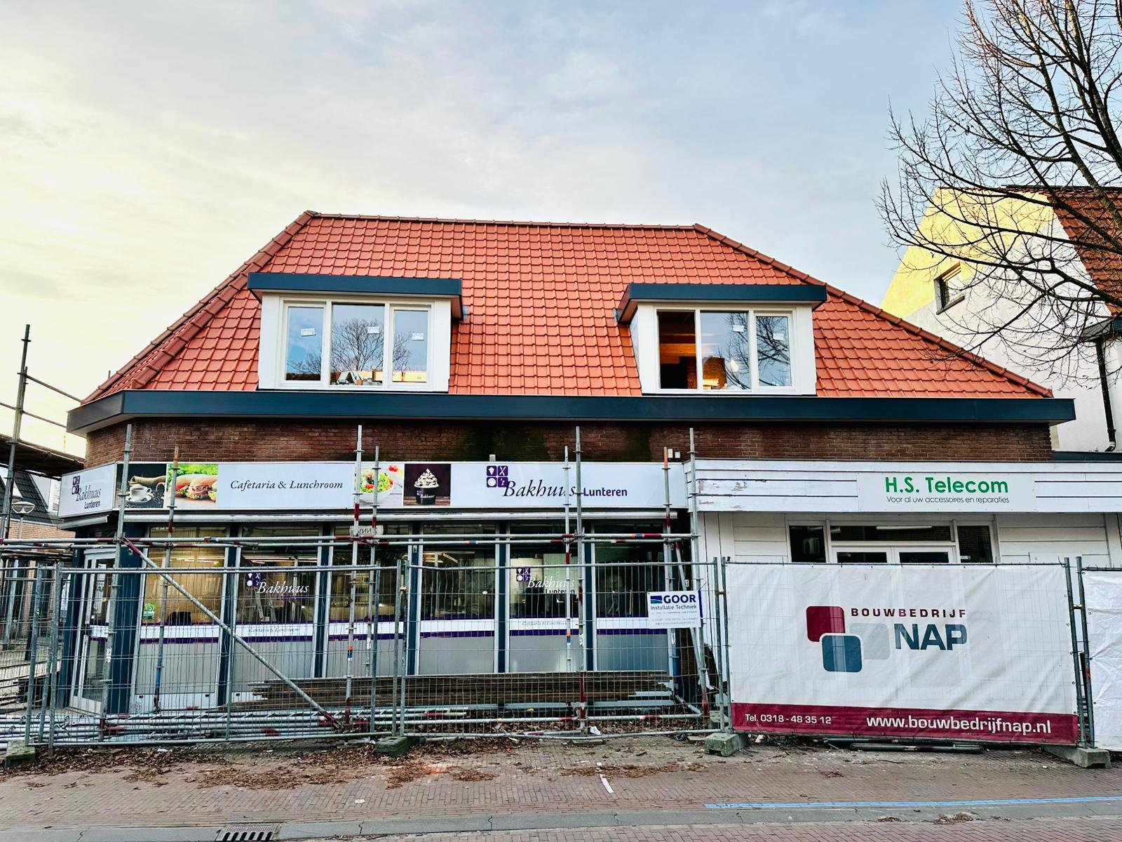 Projecten Heropbouw app. en cafetaria te Lunteren | Bouwbedrijf NAP