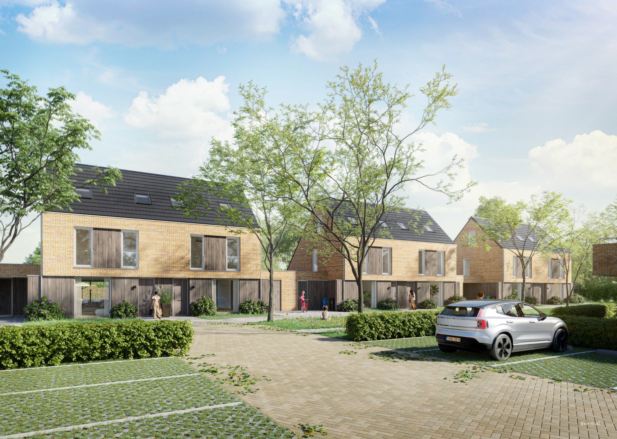 Projecten Nieuwbouw 9 woningen te Nieuwegein | Bouwbedrijf NAP