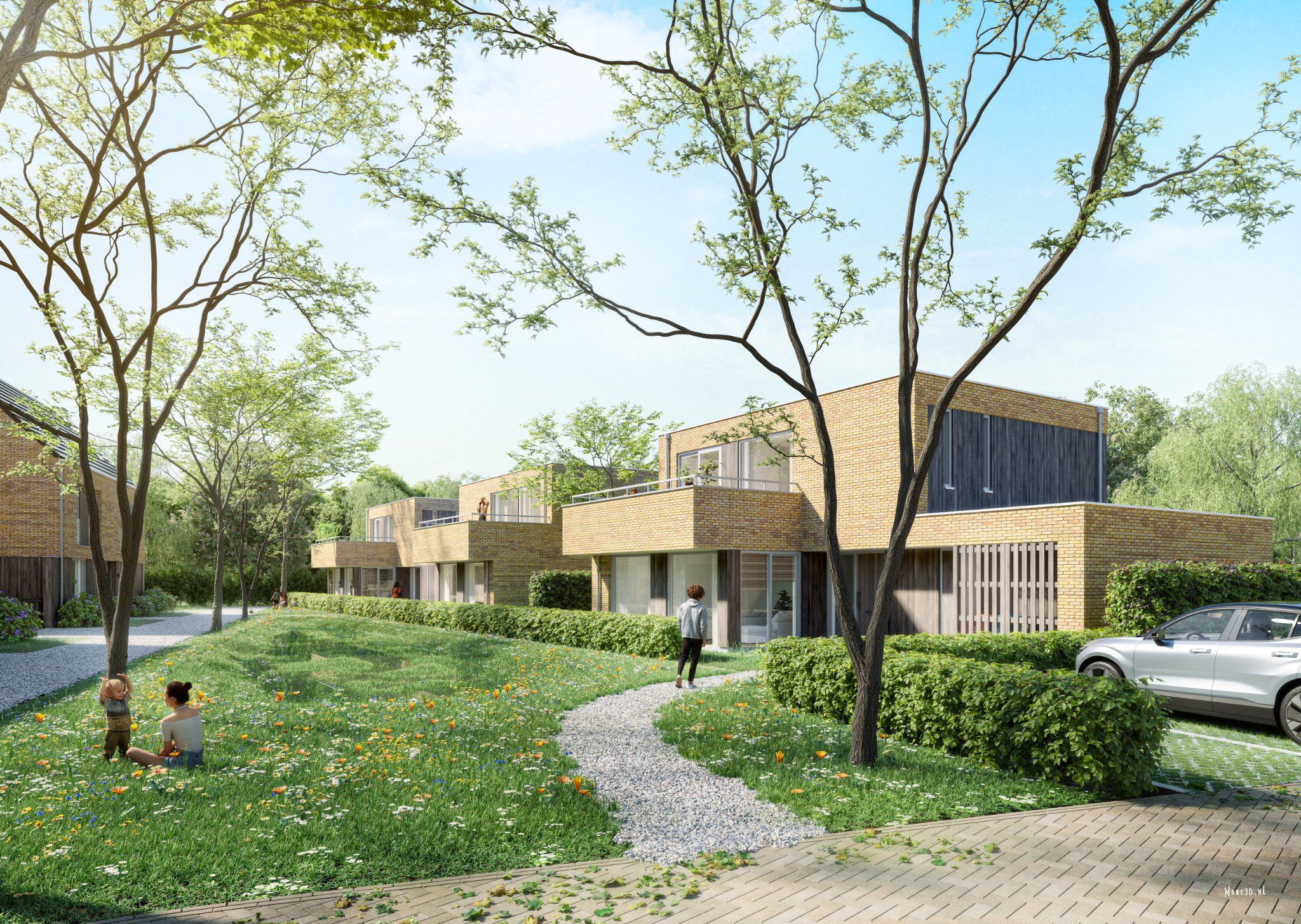 Projecten Nieuwbouw 9 woningen te Nieuwegein | Bouwbedrijf NAP
