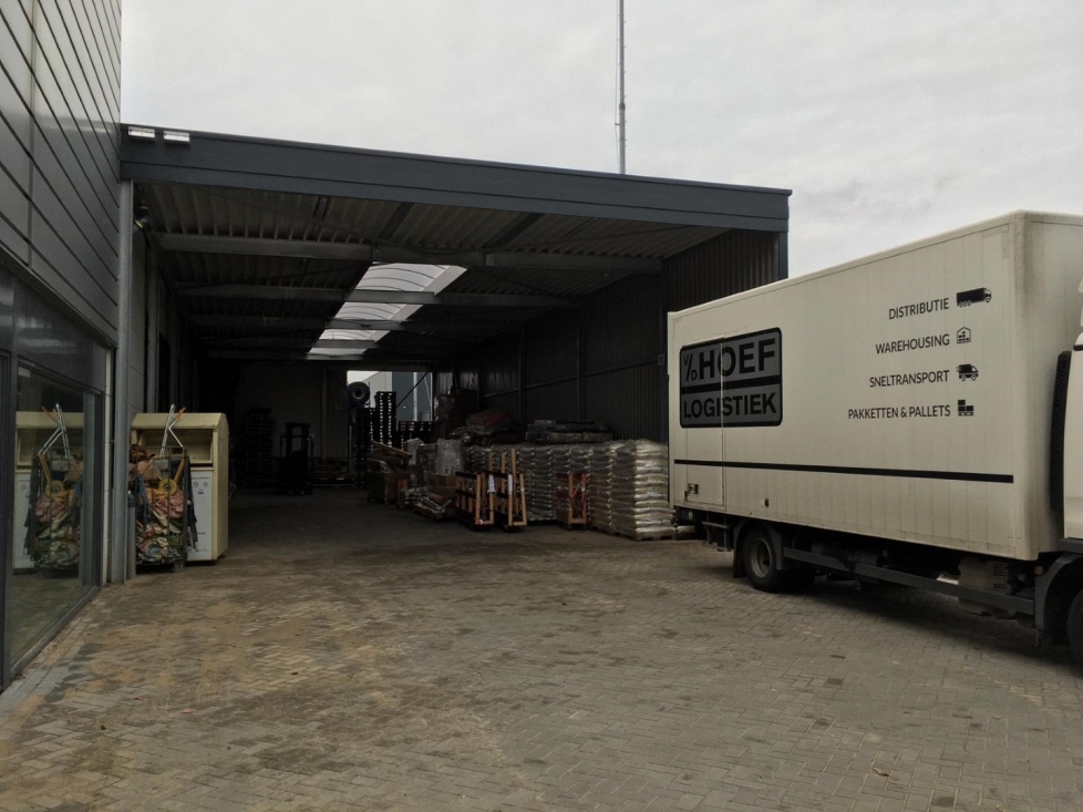 Nieuwbouw overkapping te Ede Nieuwbouw overkapping te Ede