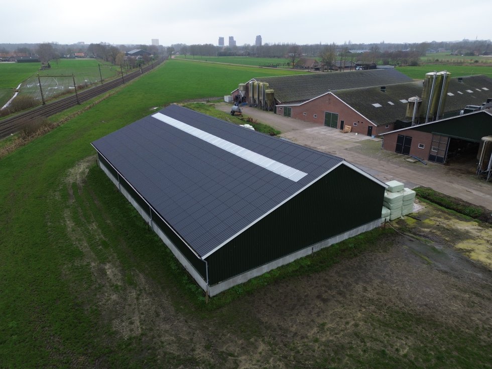 Nieuwbouw loods/jongveestal te Nijkerk